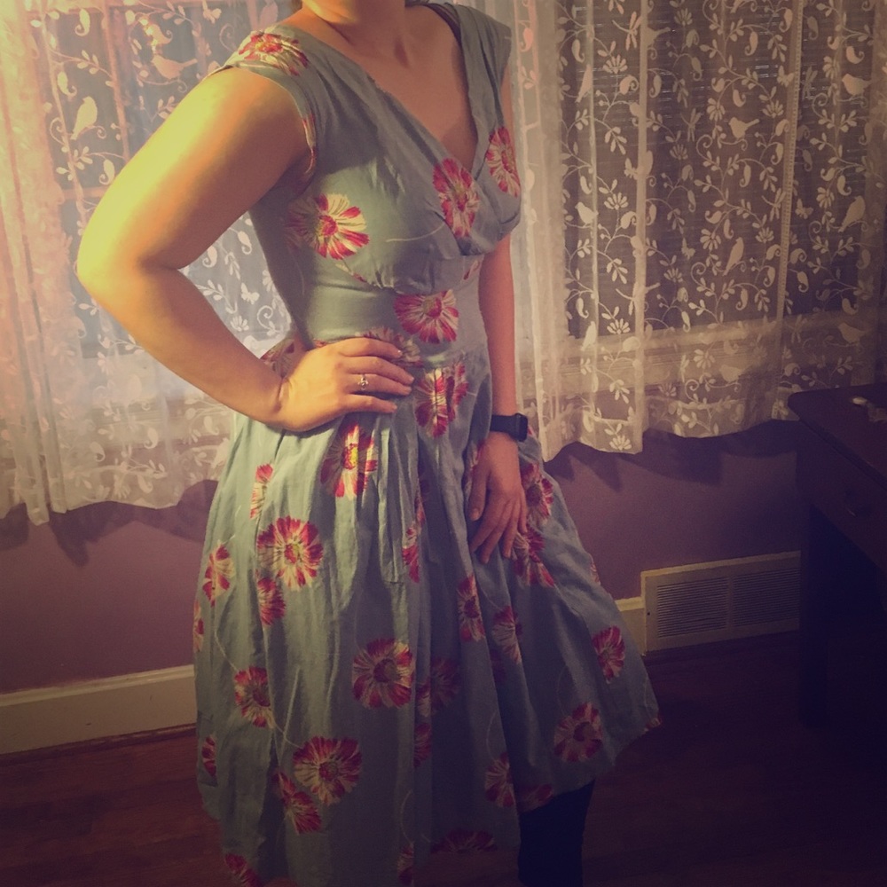 Light blue Unique Vintage sundress